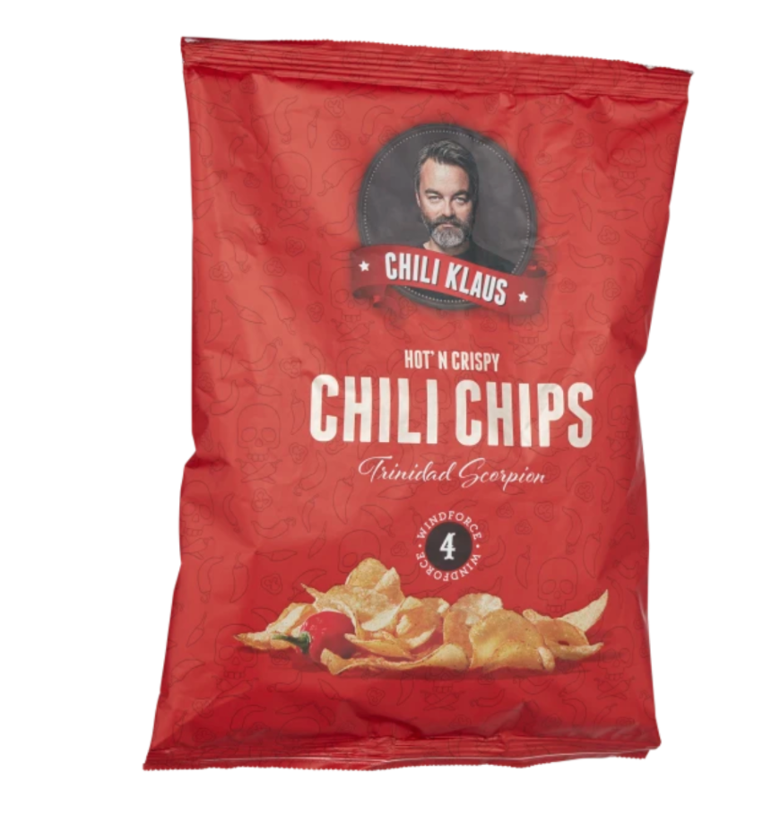 5pack Chili Klaus Chips Spekebua Auksjon